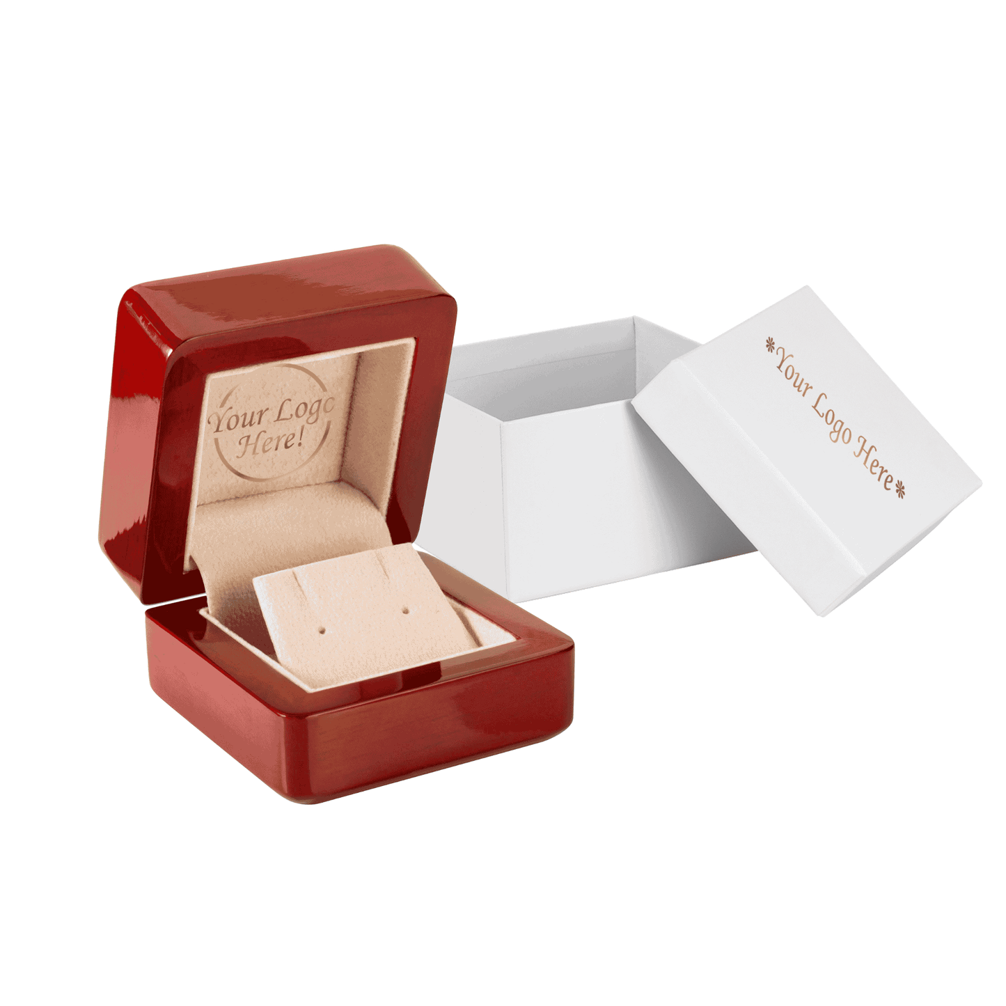Luxurious Rosewood Earring Box