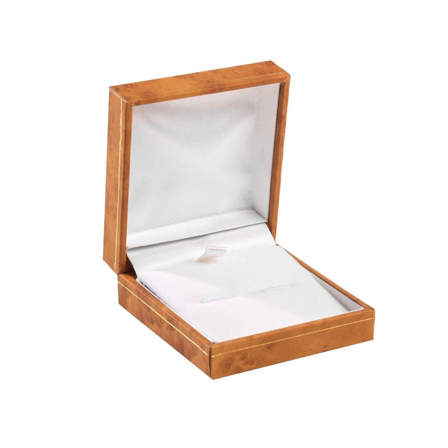 Woodgrain Leatherette Cufflink Box