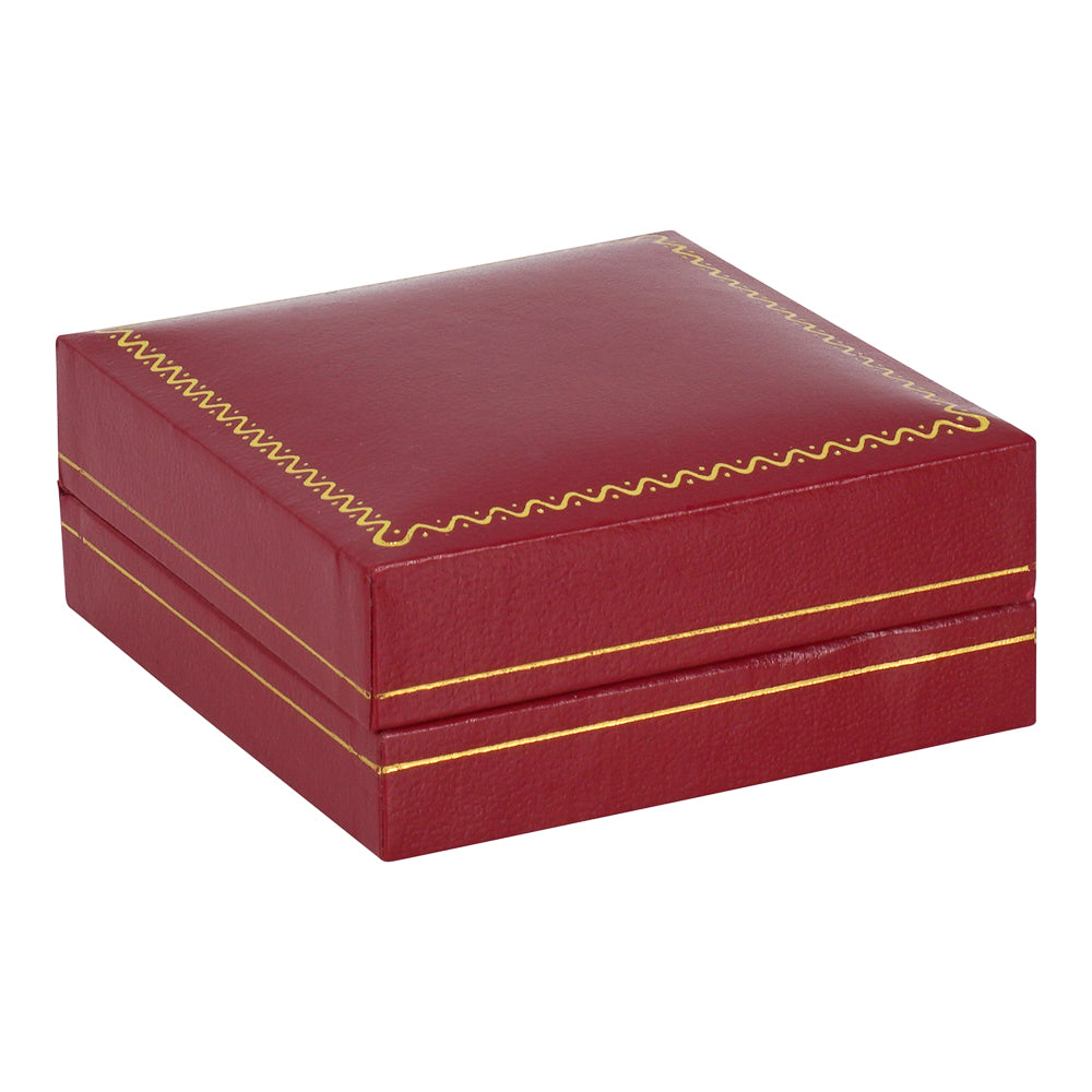 Classic Leatherette Cufflink Box