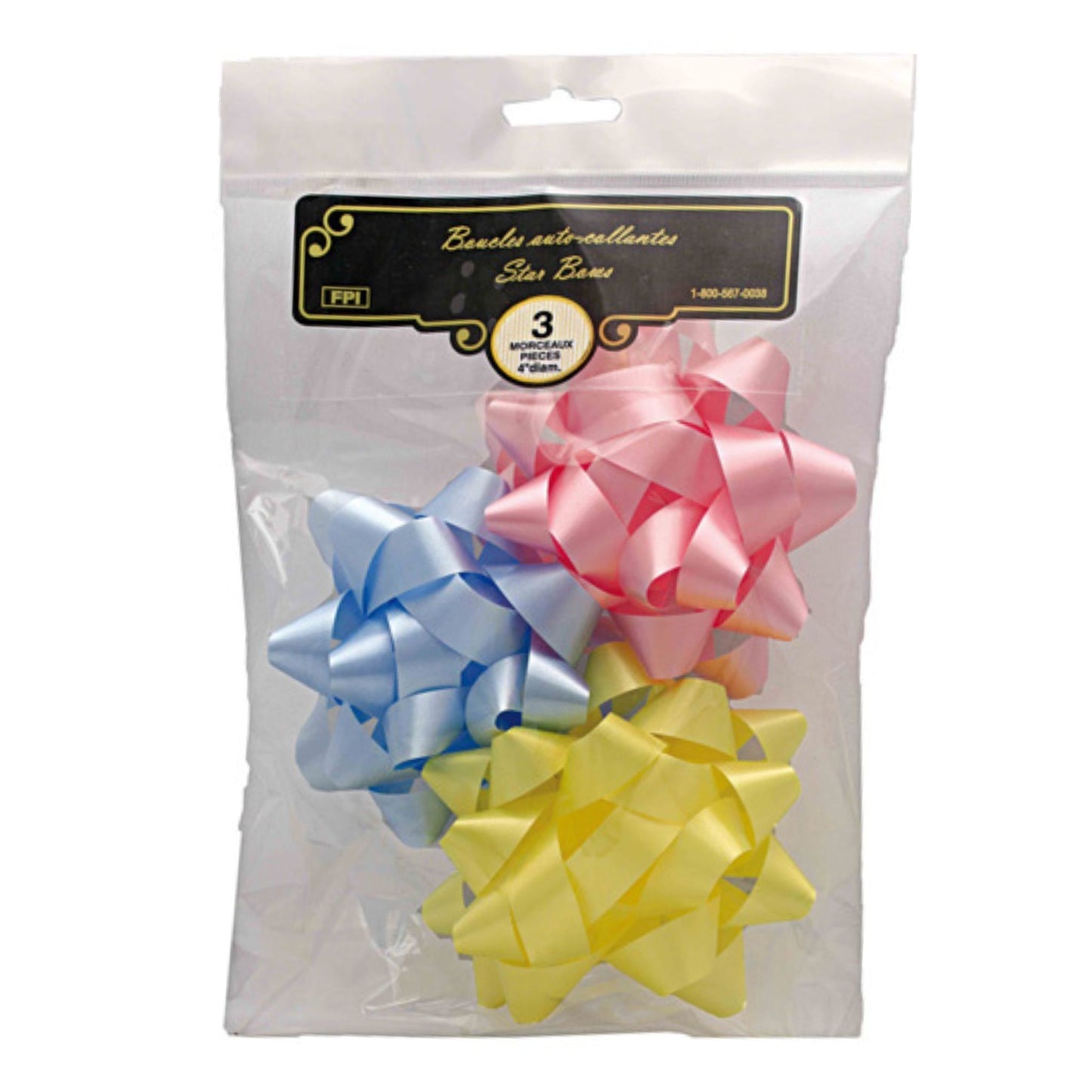 Starbows - 4" - 3 PCS