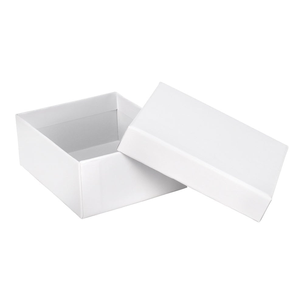 Classic Leatherette Earring and Pendant Box - Prestige and Fancy - Black