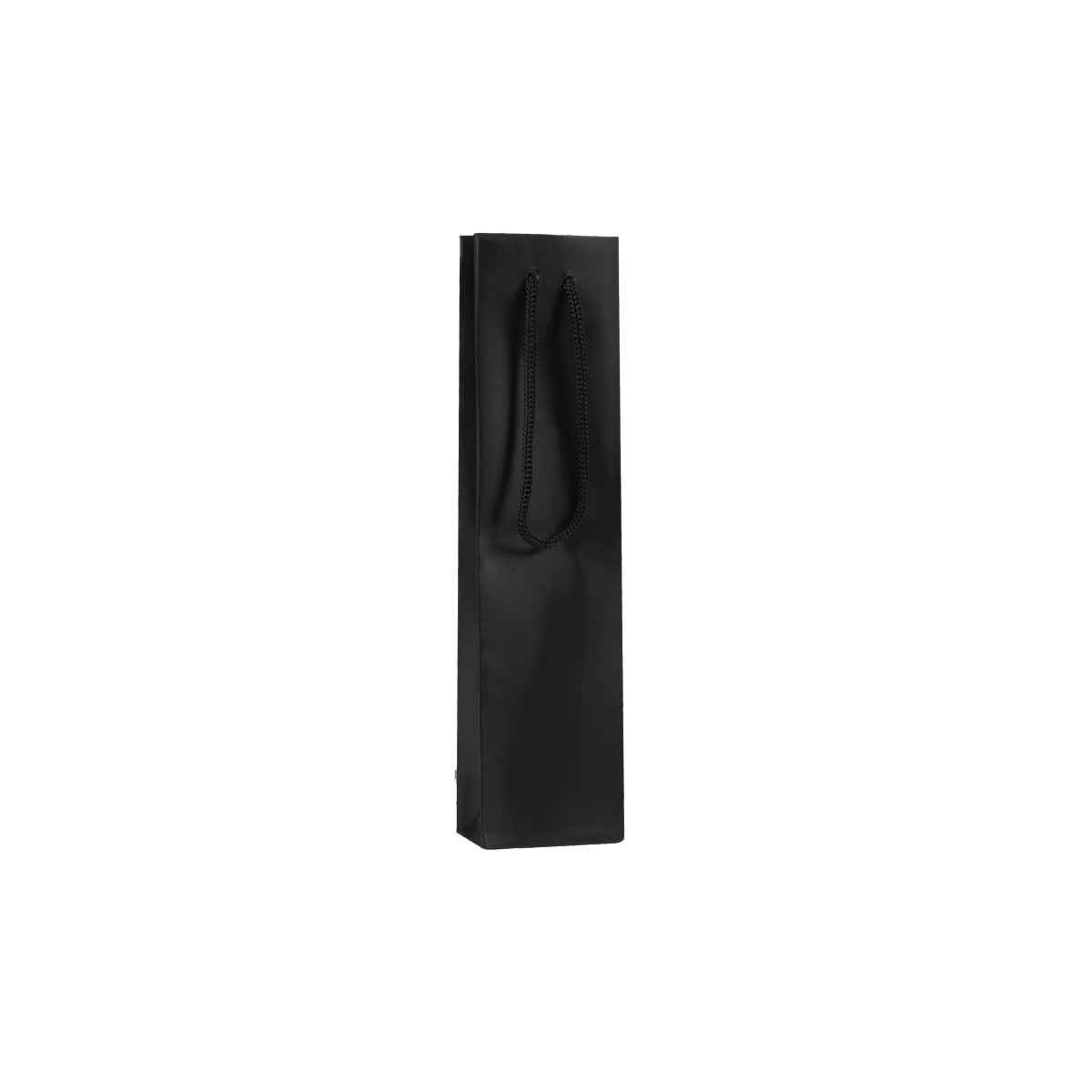 Classic Matte Laminated Gift Bag -2.5 x 1.5 x 10 - Prestige and Fancy - Black