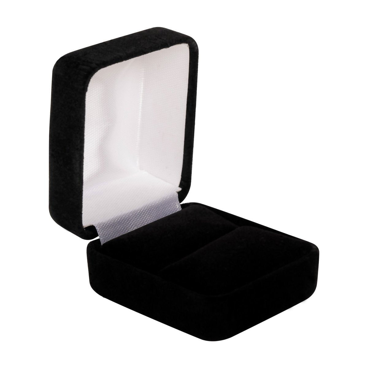 Plushed Velour Ring Box - Prestige and Fancy - Two Piece Packer