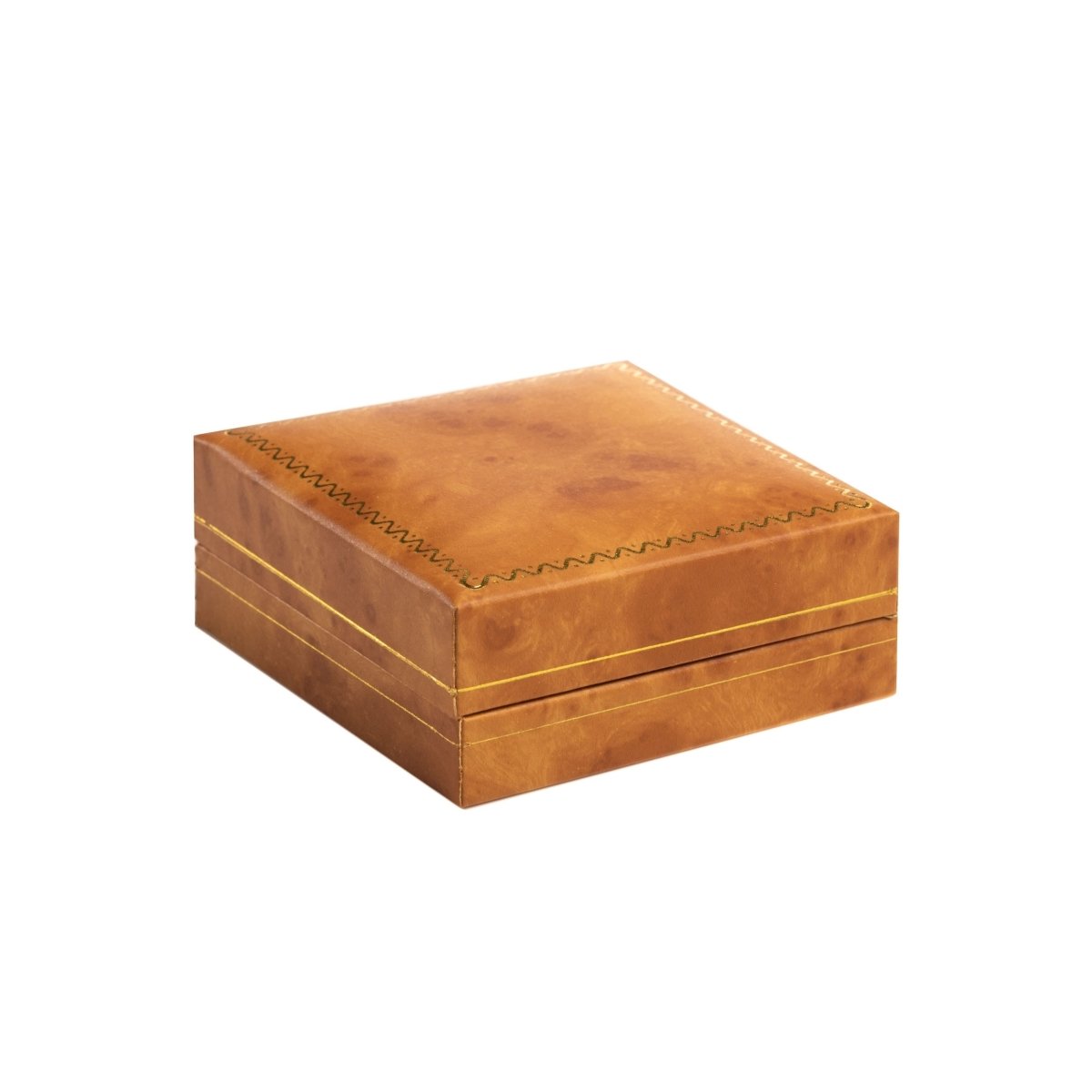 Woodgrain Leatherette Pendant and Hook Box - Prestige and Fancy -
