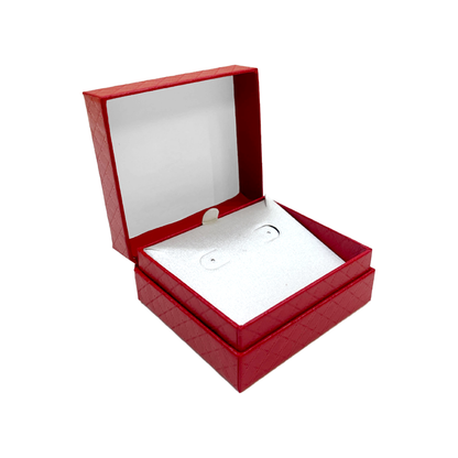 1 PC Cardboard Hinged Earring Pendant Hoop Box