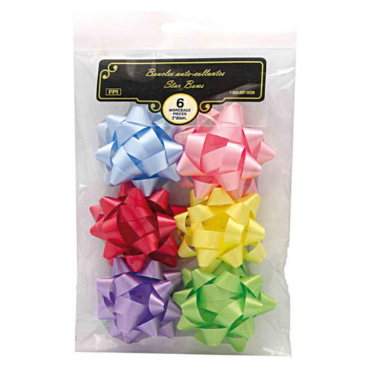 Starbows - 3" - 6 PCS