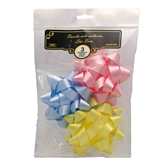 Starbows - 4" - 3 PCS