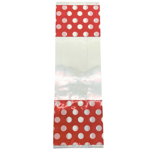 Polka Dot Cello Bags - 4.5" x 11.5"