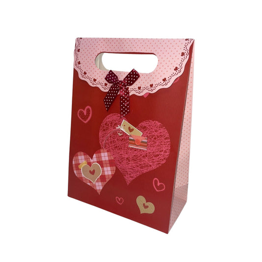 Medium Heart Flap Bag 9.5" x 4" x 12.5"