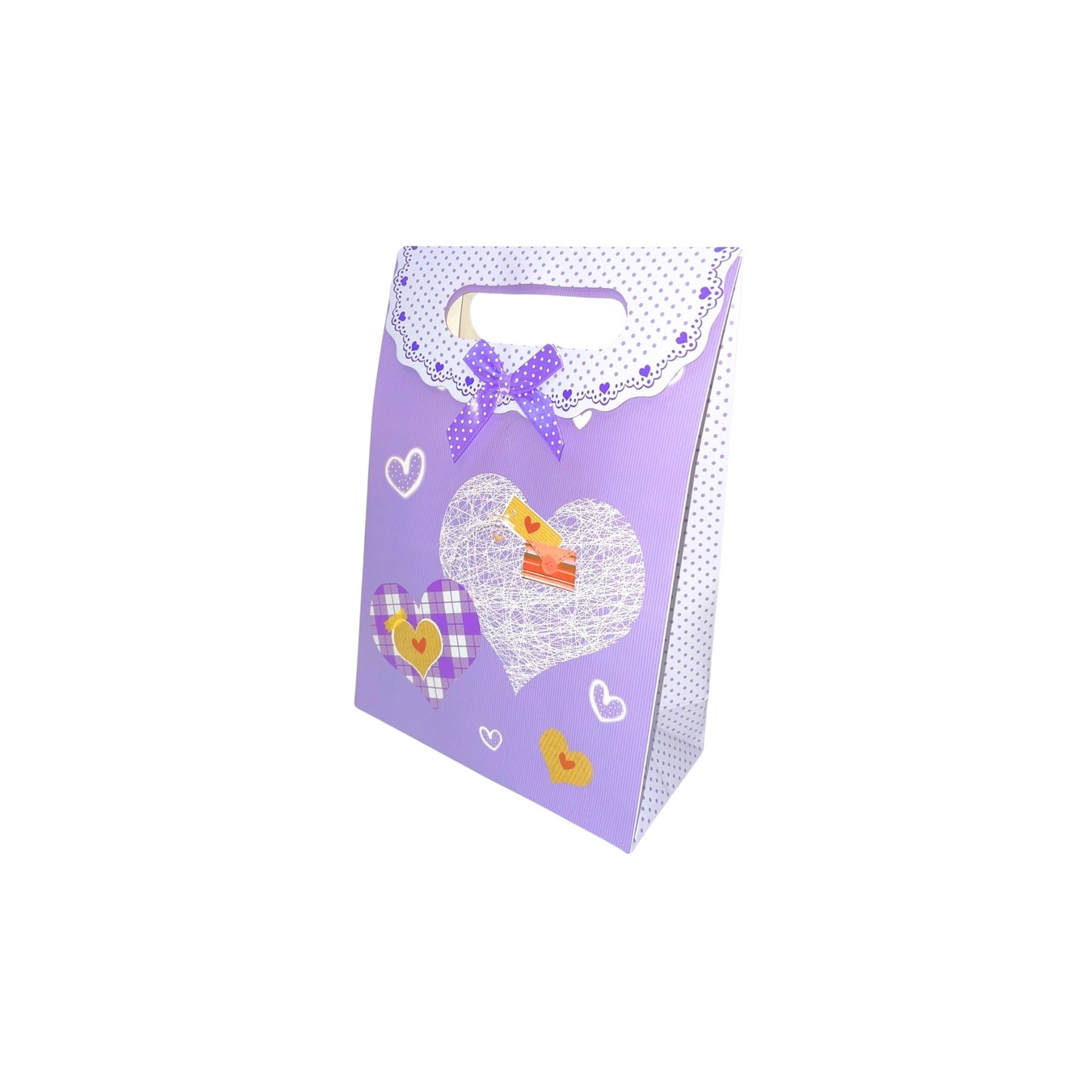Mini Heart Flap Bag 5" x 2.25" x 6.5"
