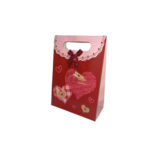 Mini Heart Flap Bag 5" x 2.25" x 6.5"