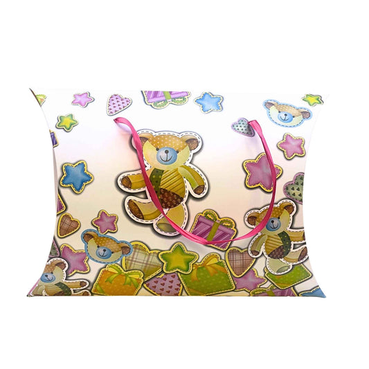 Pink Bear Pillow Gift Bag